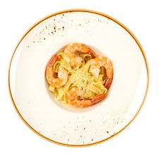 Паста с креветками